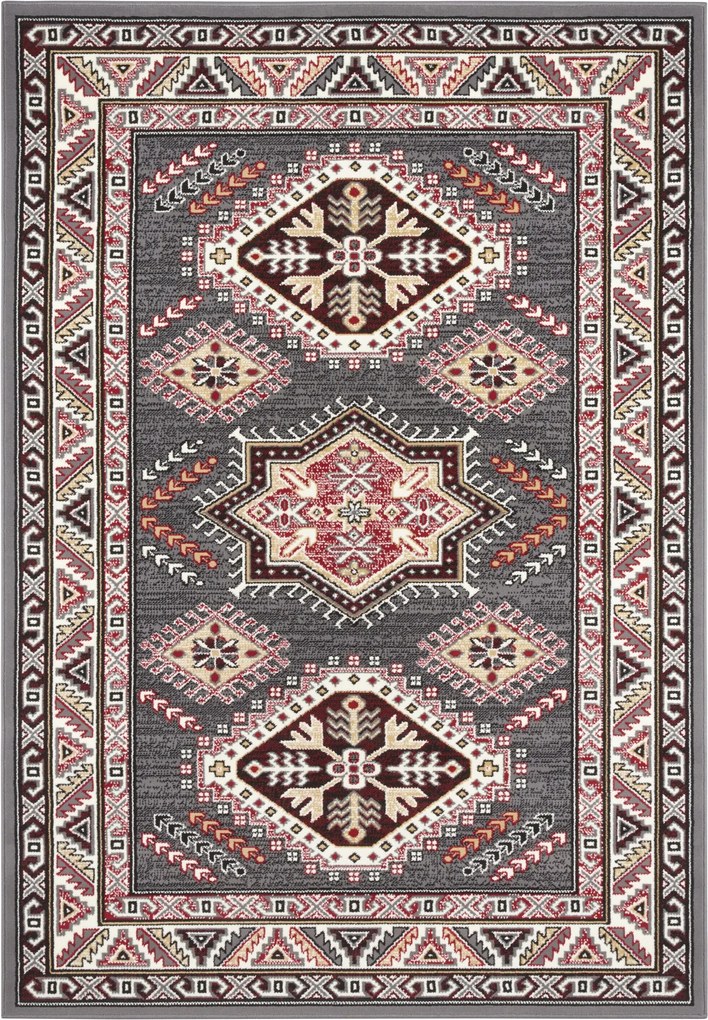 Nouristan - Hanse Home koberce Kusový koberec Mirkan 104099 Grey - 80x250 cm