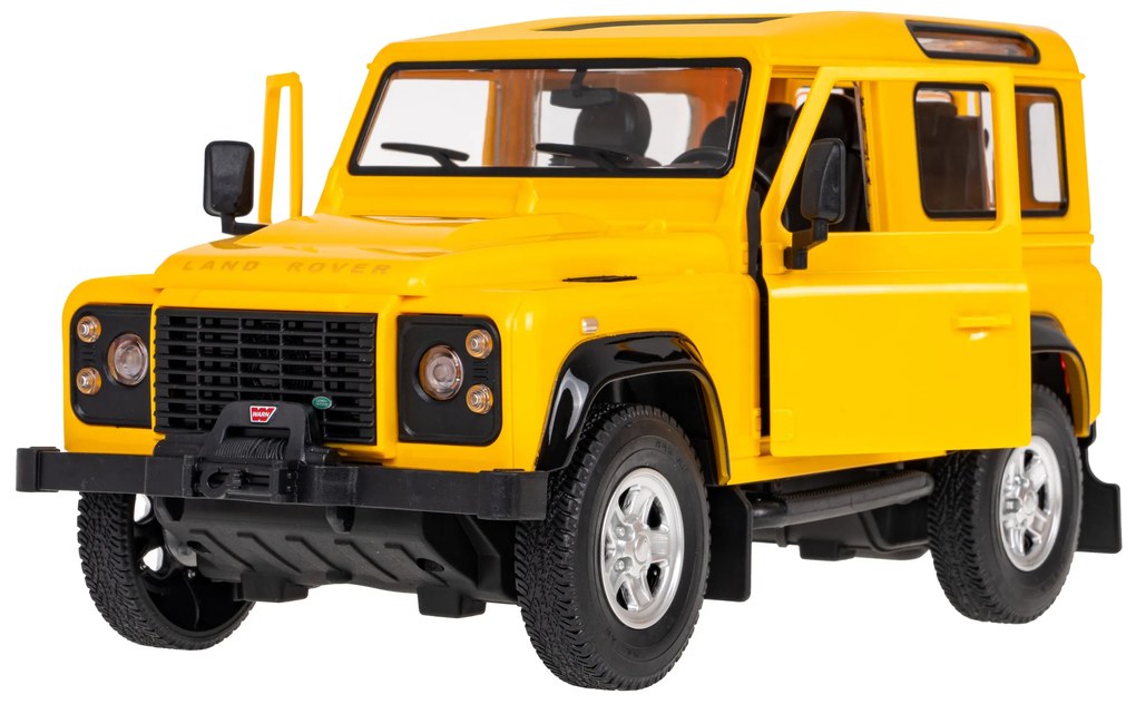 Autíčko R/C Land Rover Defender 1:14 RASTAR - žlté