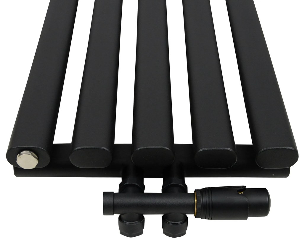 Regnis Lazur LA, vykurovacie teleso 540x1000mm so stredovým pripojením 50mm, 766W, biela matná, LAZURLA/1000/540/D5/WHITE