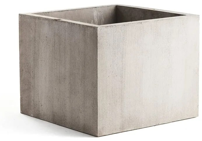 Betónový kvetináč, 1000x1000 mm, šedý