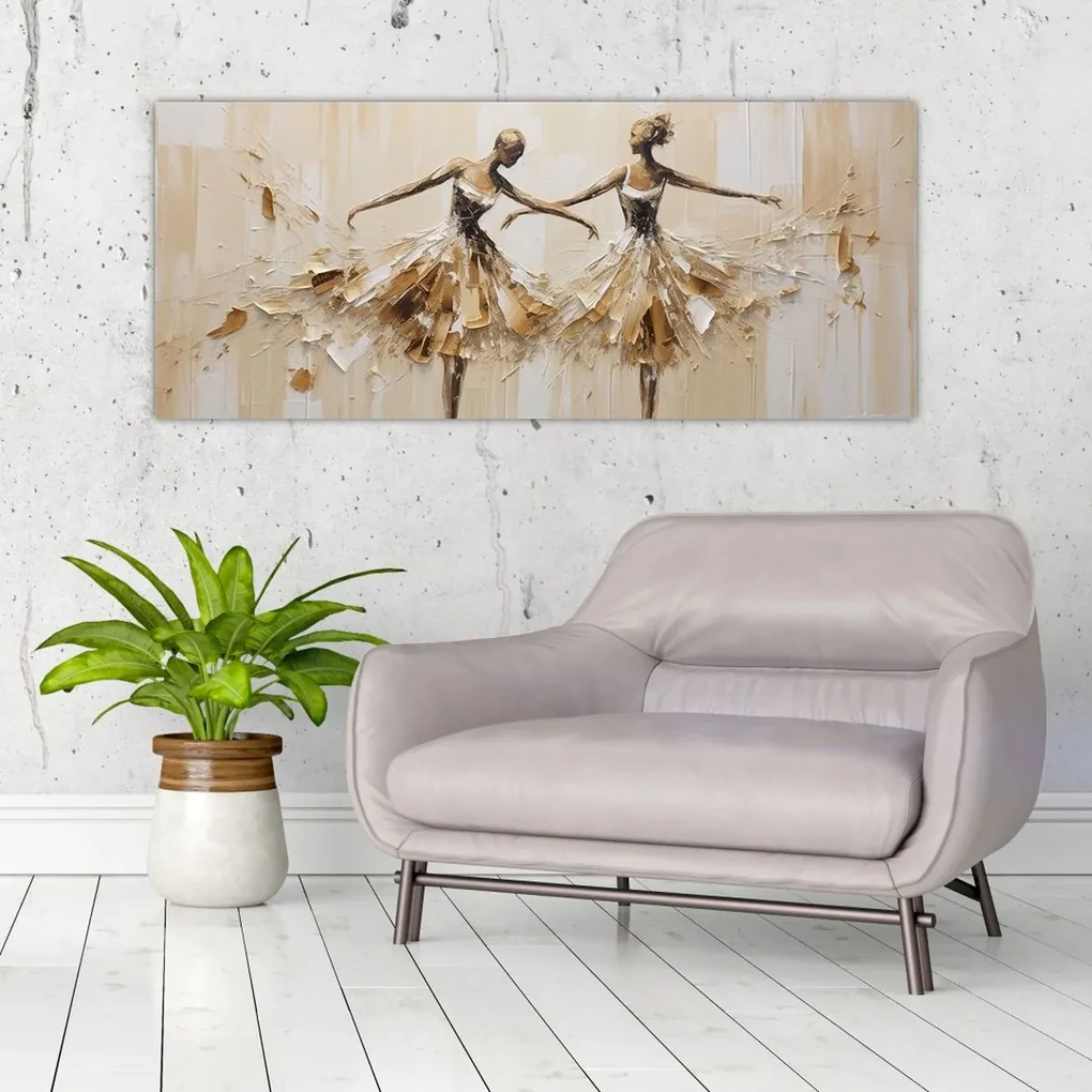 Obraz - Baletky (120x50 cm)