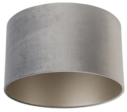 Zamatový tienidlo sivé 35/35/20