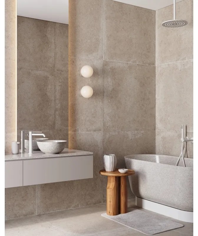 Umývadlo Soft32, béžové natural / na dosku