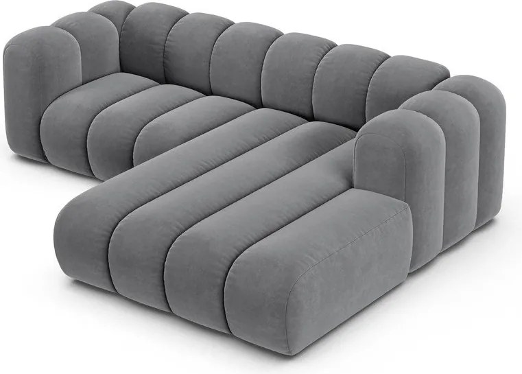 Svetlosivá rohová pohovka (pravý roh) Lupine – Micadoni Home