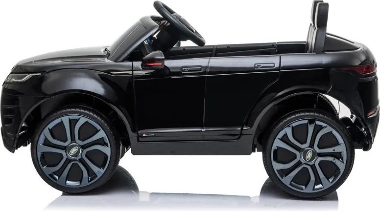 LEAN CARS Elektrické autíčko Range Rover Evoque čierne lakované
