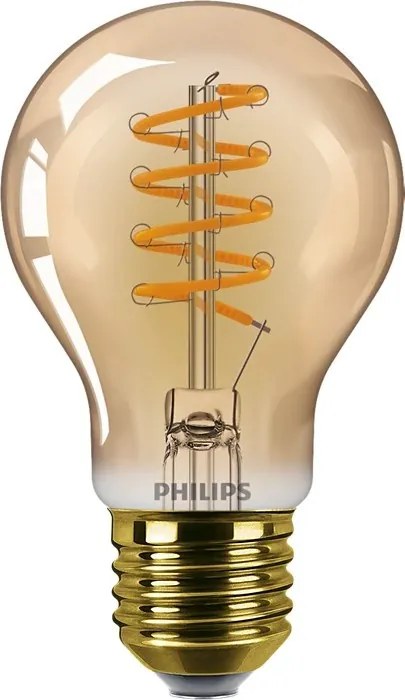 LED žiarovka E27 A60 5,5W = 40W 470lm 2200K Warm Filament Amber PHILIPS Stmievateľná