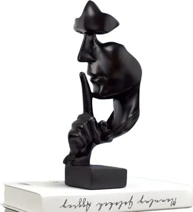 Živicová socha CMSJ-W, 27cm čierna