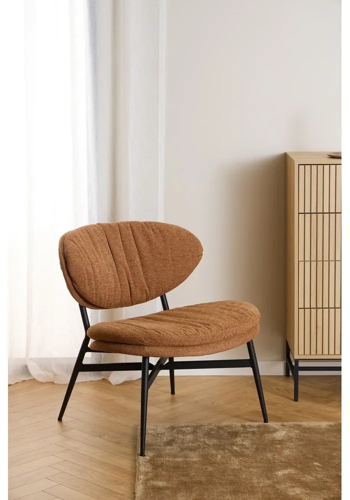 Oranžové kreslo Burma – Actona