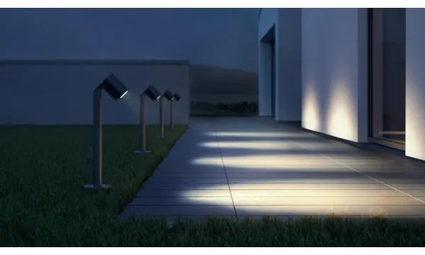 Steinel 058678-LED Vonkajšia lampa so súmrakovým senzorom 1xGU10/7,86W/230V IP44