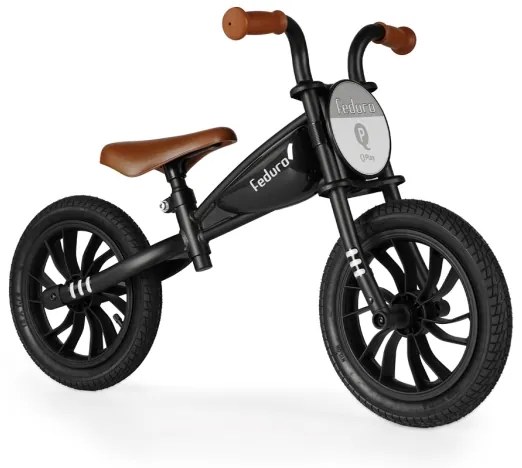 QPlay - Odrážadlo FEDURO čierna/hnedá