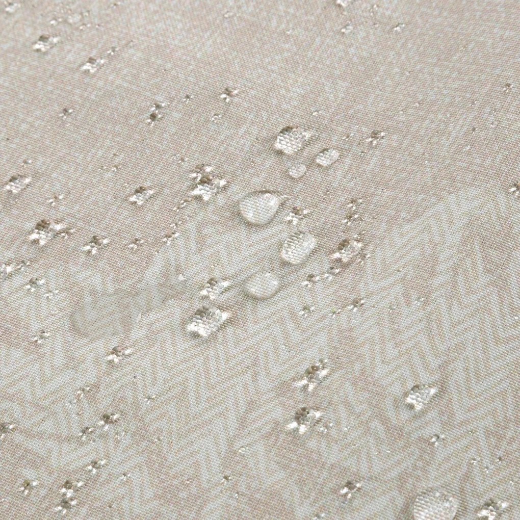 ZÁHRADNÝ VODEODOLNÝ ZÁVES NA PÁSKE GARDEN 155X200 CM VZOROVANÁ