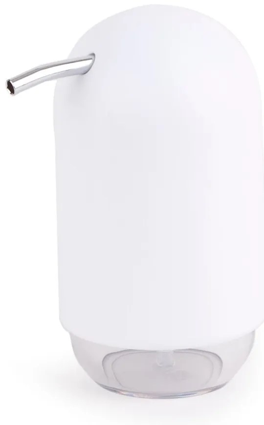 Biely plastový dávkovač mydla 230 ml Touch – Umbra