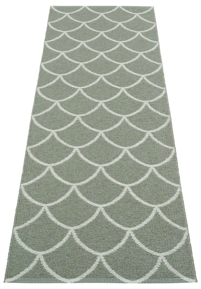 Zelený vnútorný a vonkajší behúň 70x225 cm Kotte Army Sage – Pappelina