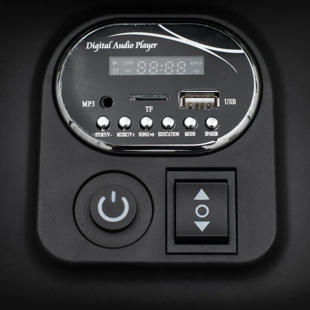 Detská elektrická motorka Baby Mix POLICE červená