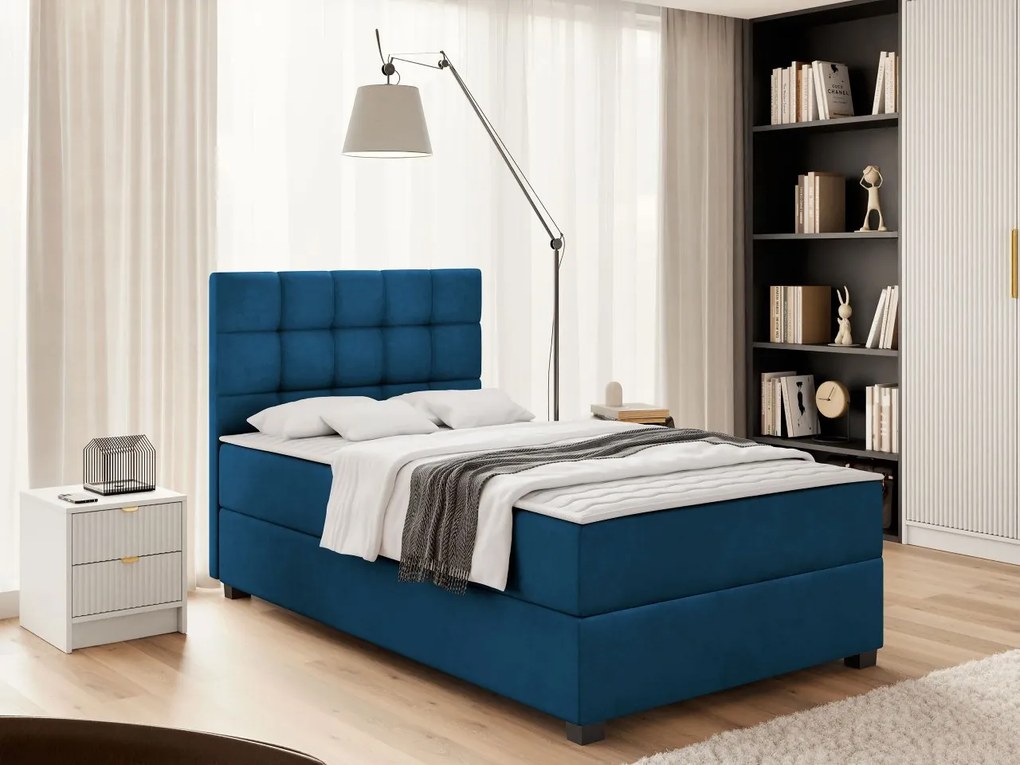 Kontinentálna posteľ Winket, Rozmer postele: 90x200, Farba tkaniny: Manila 16