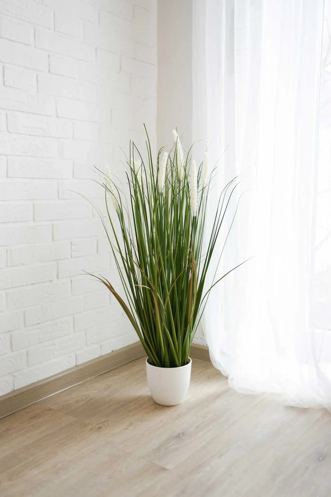 Umelá tráva HERBE, plast, výška 80 cm, zelená