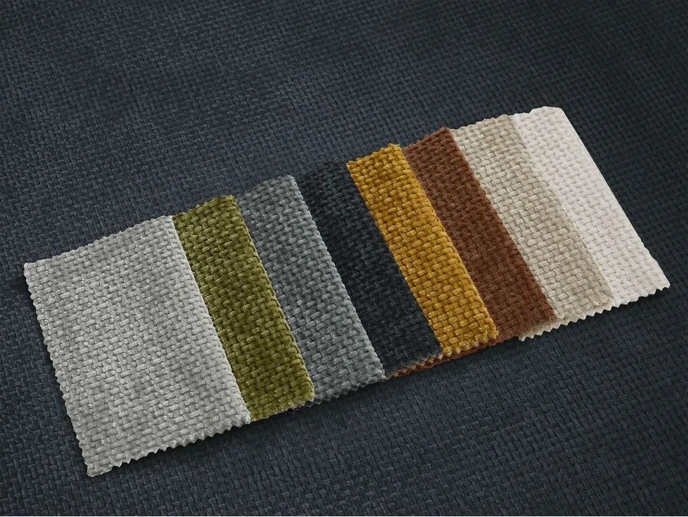 Tmavomodrá ženilková rozkladacia pohovka 228 cm Neyo – Bobochic Paris