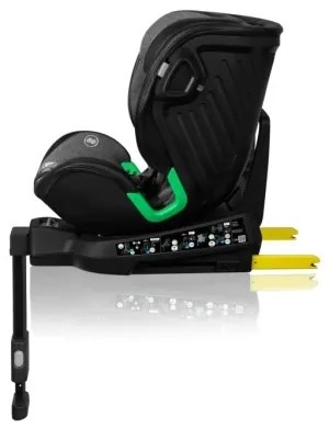 Lionelo - Autosedačka so základňou otočná HARMONY i-Size 40-150 cm šedá