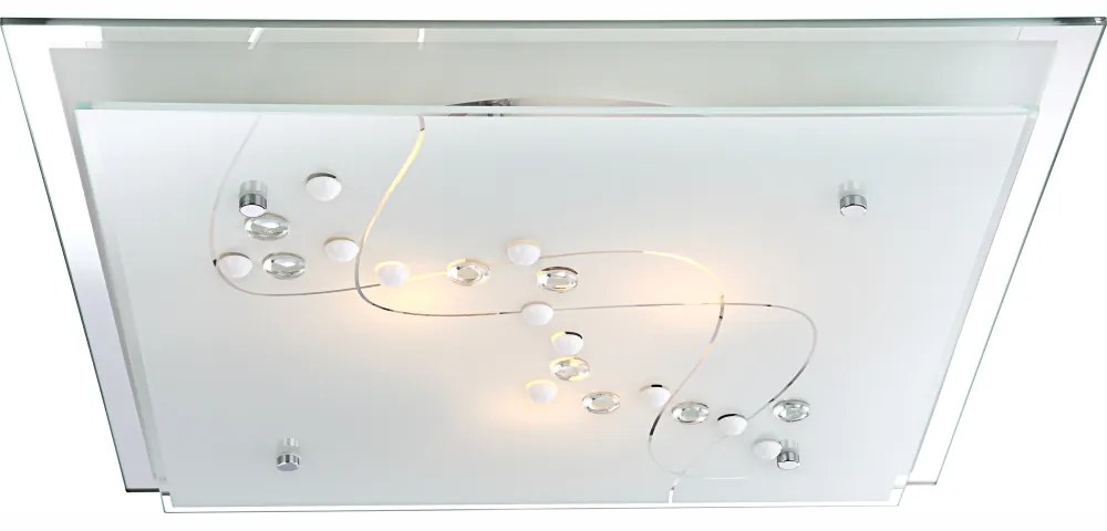 GLOBO Stropné LED osvetlenie BALLERINA I, hranaté, 42cm
