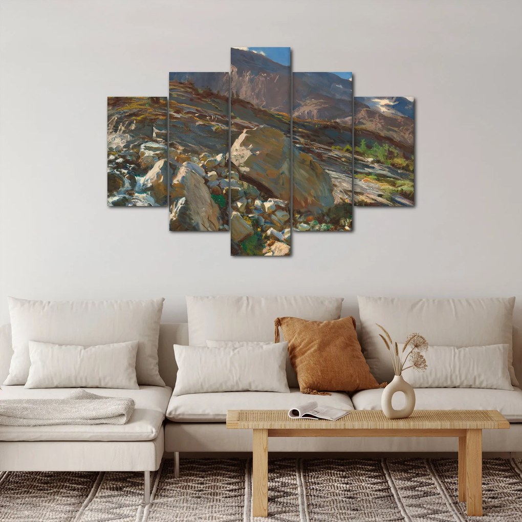 Obraz - John Singer Sargent, Simplon Pass, reprodukcia (150x105 cm)