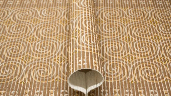 Kúpeľňová penová rohož Softy-tex 830 hnedá / béžová / krémová