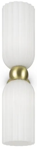 Maytoni MOD302WL-02W - Nástenné svietidlo ANTIC 2xE14/40W/230V zlatá/biela