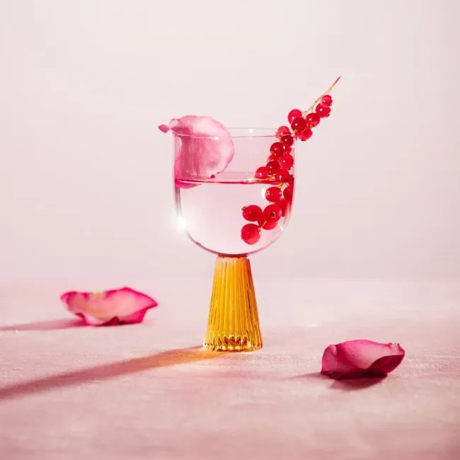 Pohár FANTASIE ružovozlatý 731426 310 ml