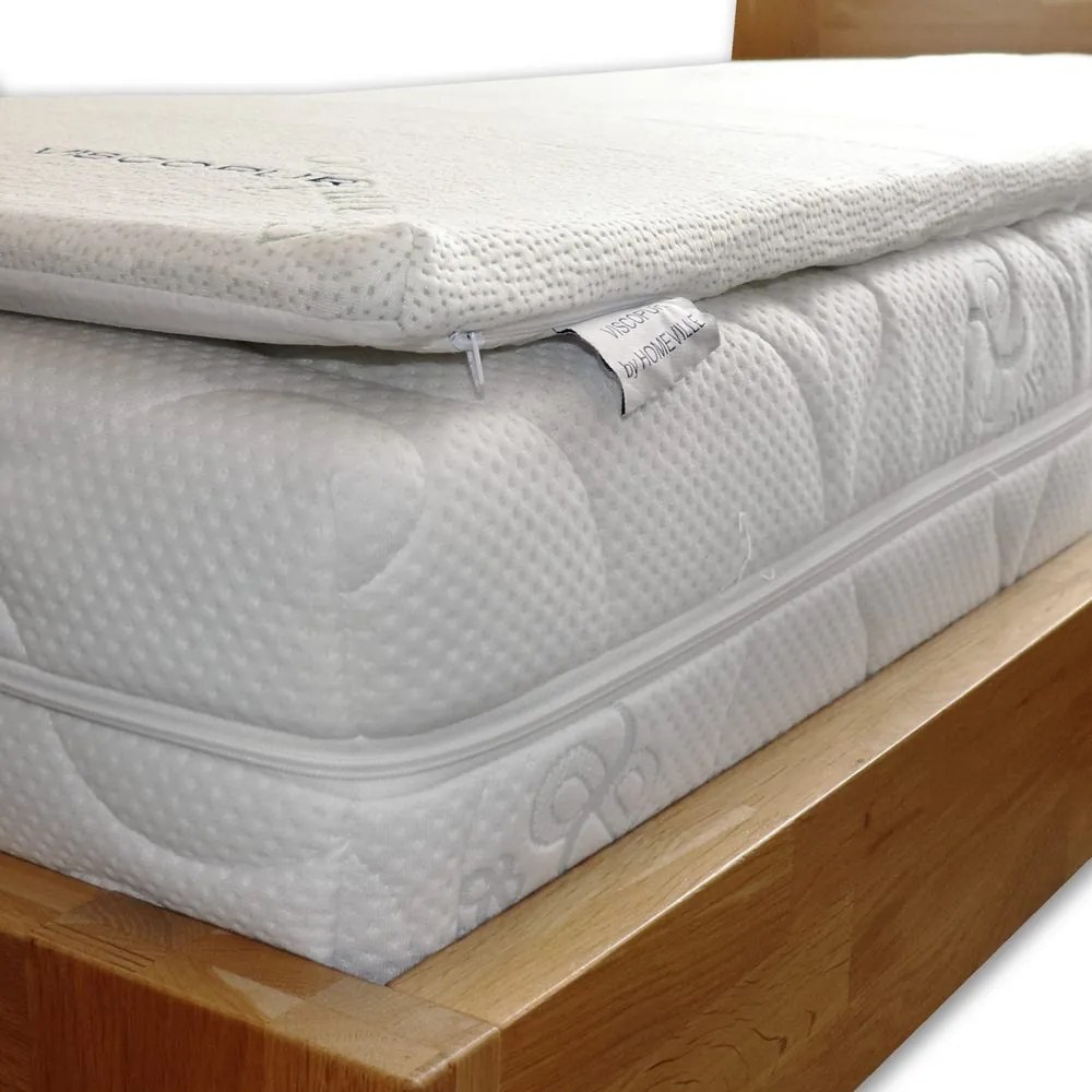 VISCOPUR Vrchný matrac VISCOPUR® bamboo 3,5 cm - 100x200 cm | akce 1+1 (2ks)