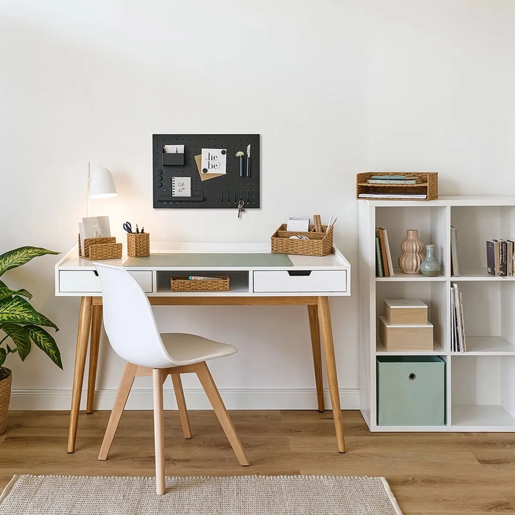 Zeller Present Čierna magnetická tabuľa, nástenka s príslušenstvom, 50 x 35 cm