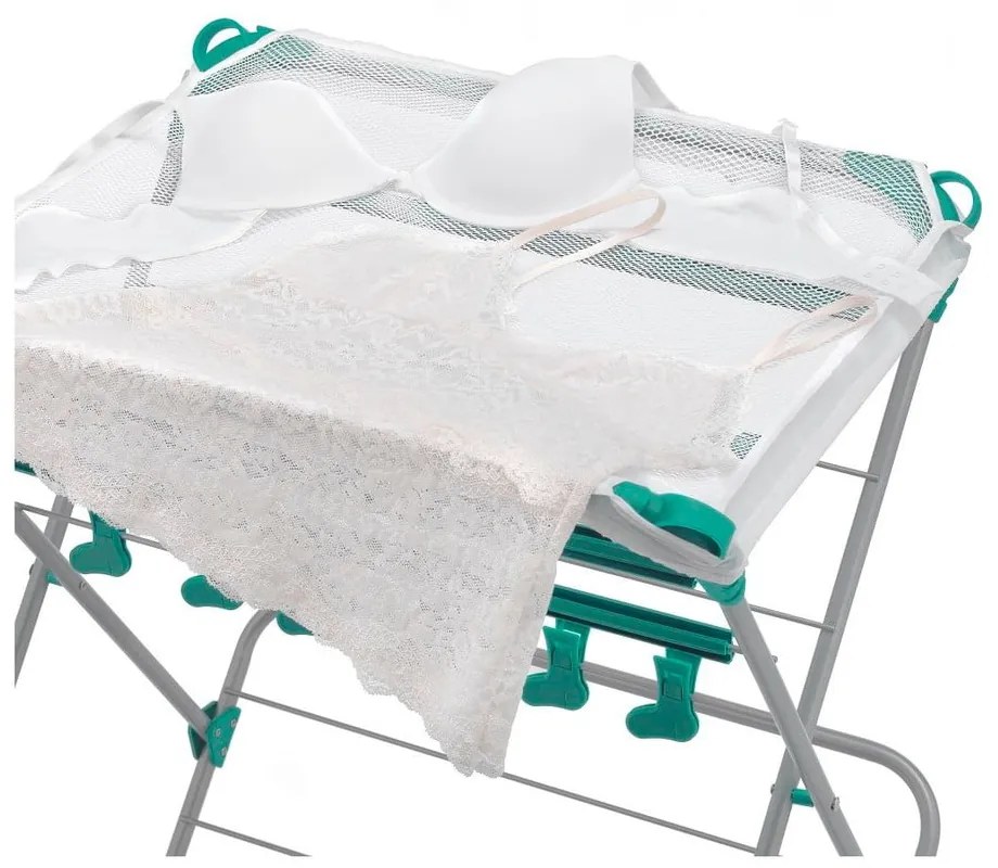 Sušiak na bielizeň v striebornej farbe Deluxe – Addis