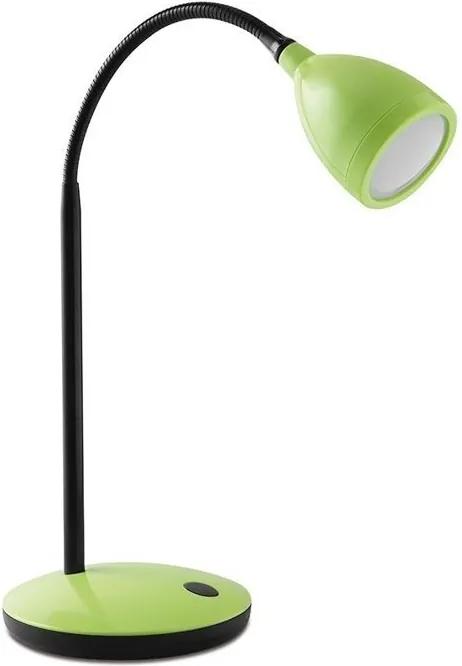 Stolní lampa GTV LED DANTE zelená