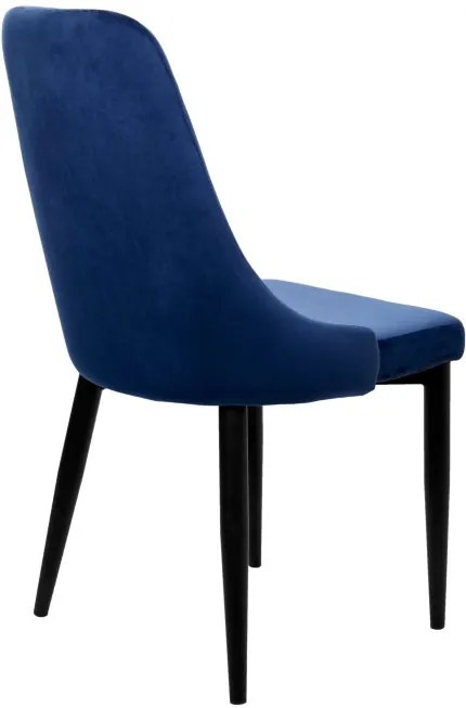 Jedálenská stolička LORIENT zamatová, granátová