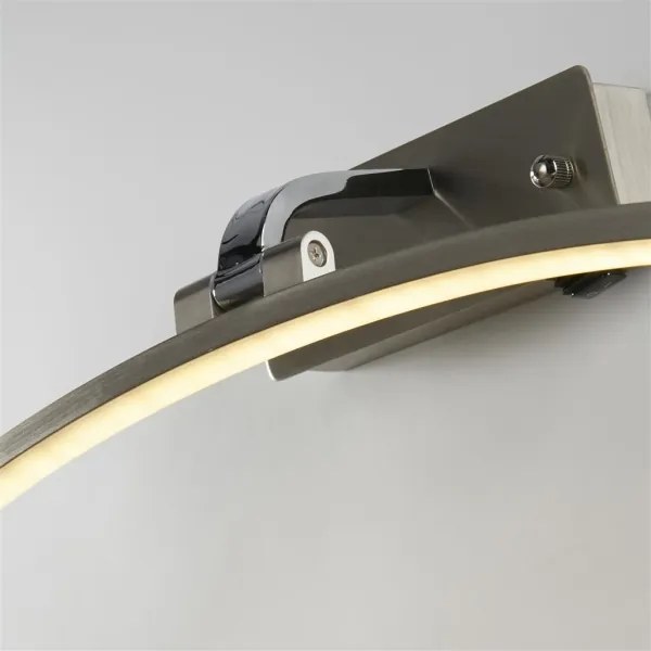 Searchlight 79821-40SS - LED Obrazové svietidlo SANTORINI LED/8,2W/230V strieborné