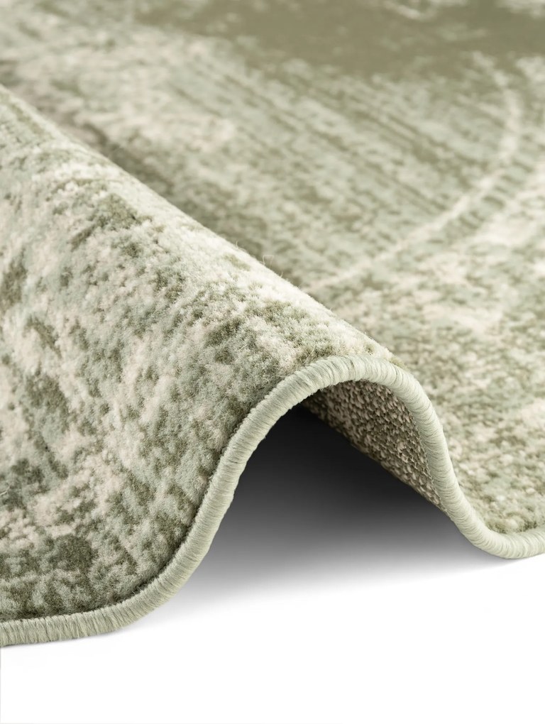 Kusový koberec Gloria Lydia 106255 Mint kruh, 160x160 (priemer) kruh, zelená, chodba / predsieň, Hanse Home