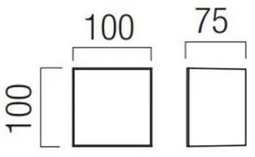 Redo 90321 - LED Vonkajšie svietidlo KODIAK LED/5W/230V 4000K 10 cm IP65 biela
