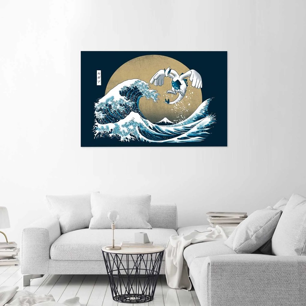 Gario Plagát Tsunami - japonský motív Farba rámu: Bez rámu, Rozmery: 30 x 20 cm