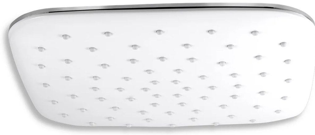 Novaservis - Pevná sprcha 250 x 250 mm, biela-chróm, RUP/410,1