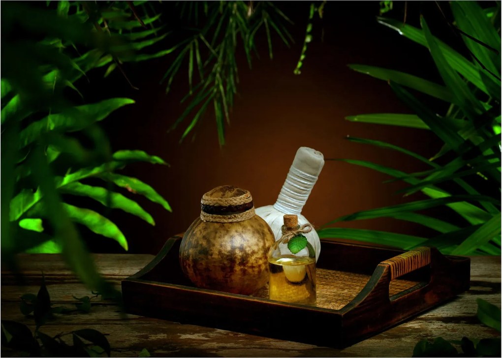 Sklenený obraz spa vecí (70x50 cm)