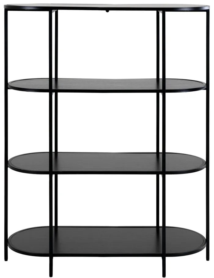 Čierna knižnica 36x111 cm Vita - House Nordic