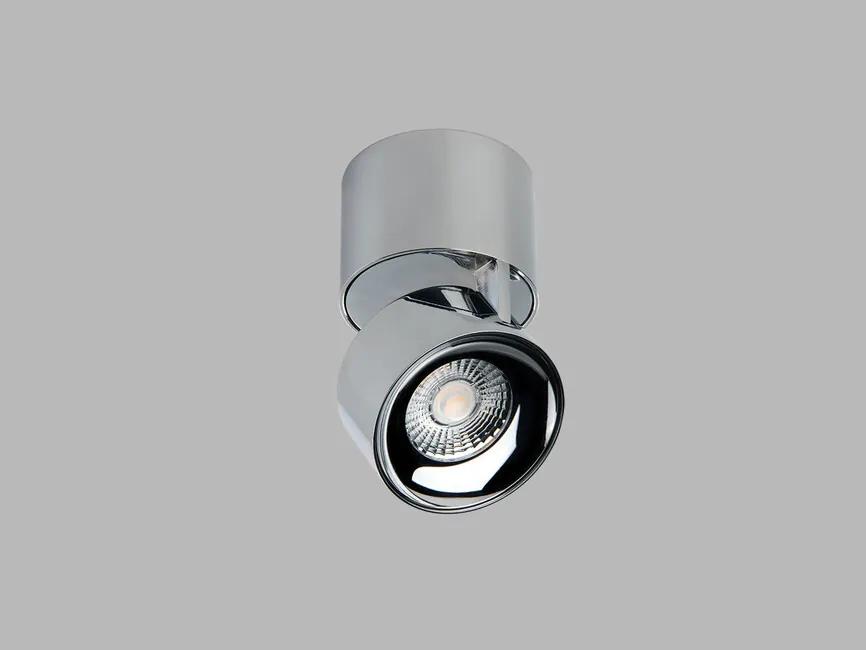 LED2 11508355D Stropné bodové svietidlo KLIP ON LED, 11W, 3000K, 770lm, IP20, chrómová, DALI/PUSH