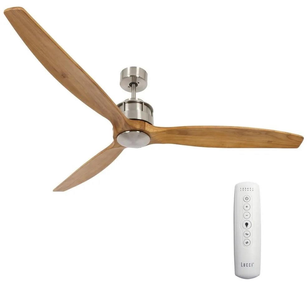 Lucci air 210506 - Stropný ventilátor AIRFUSION AKMANI paulovnia/hnedá + DO FAN00125