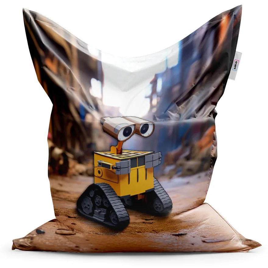 Sablio Sedací vak Wall-E robot Mesto - 200x140 cm