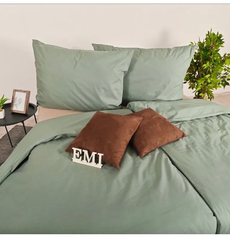 Obliečky bavlnené Nature EMI, Štandardný set jednolôžko obsahuje 1x 140x200 + 1x 70x90