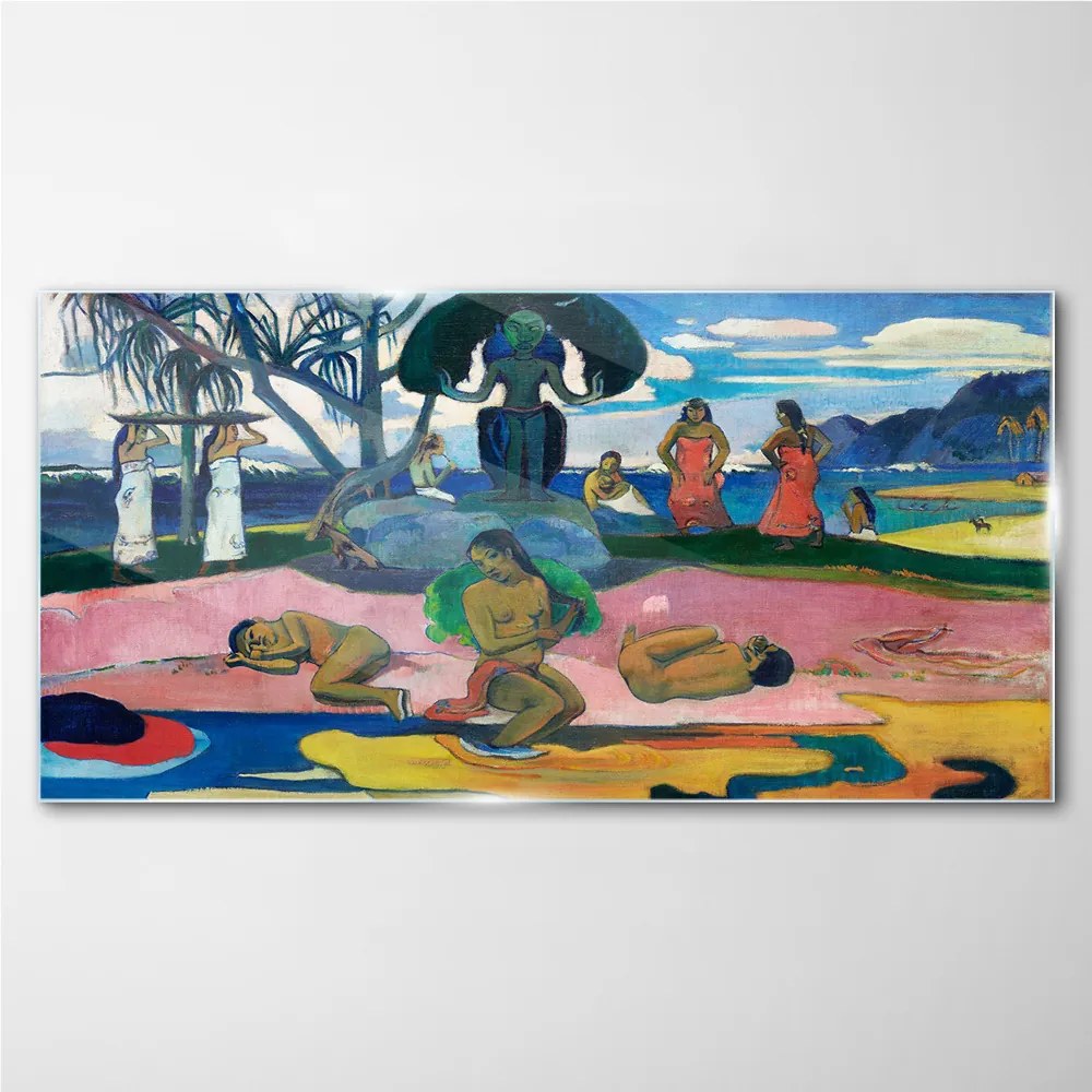 Sklenený obraz Boží deň paul gauguin