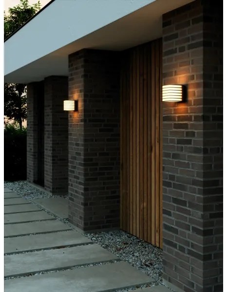 Nordlux - Vonkajšie nástenné svietidlo FLUCTUS 1xE27/15W/230V IP44