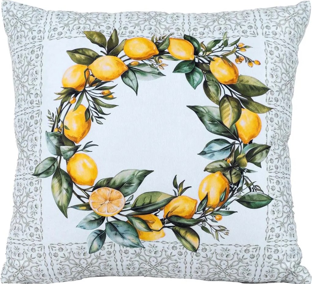 DEKORAČNÁ OBLIEČKA NA VANKÚŠ LIMONE2 43X43 CM VZOROVANÁ