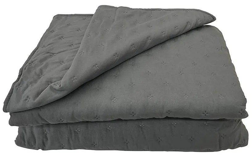 Prikrývka na posteľ Alma 220x250 antracit Merkury Home