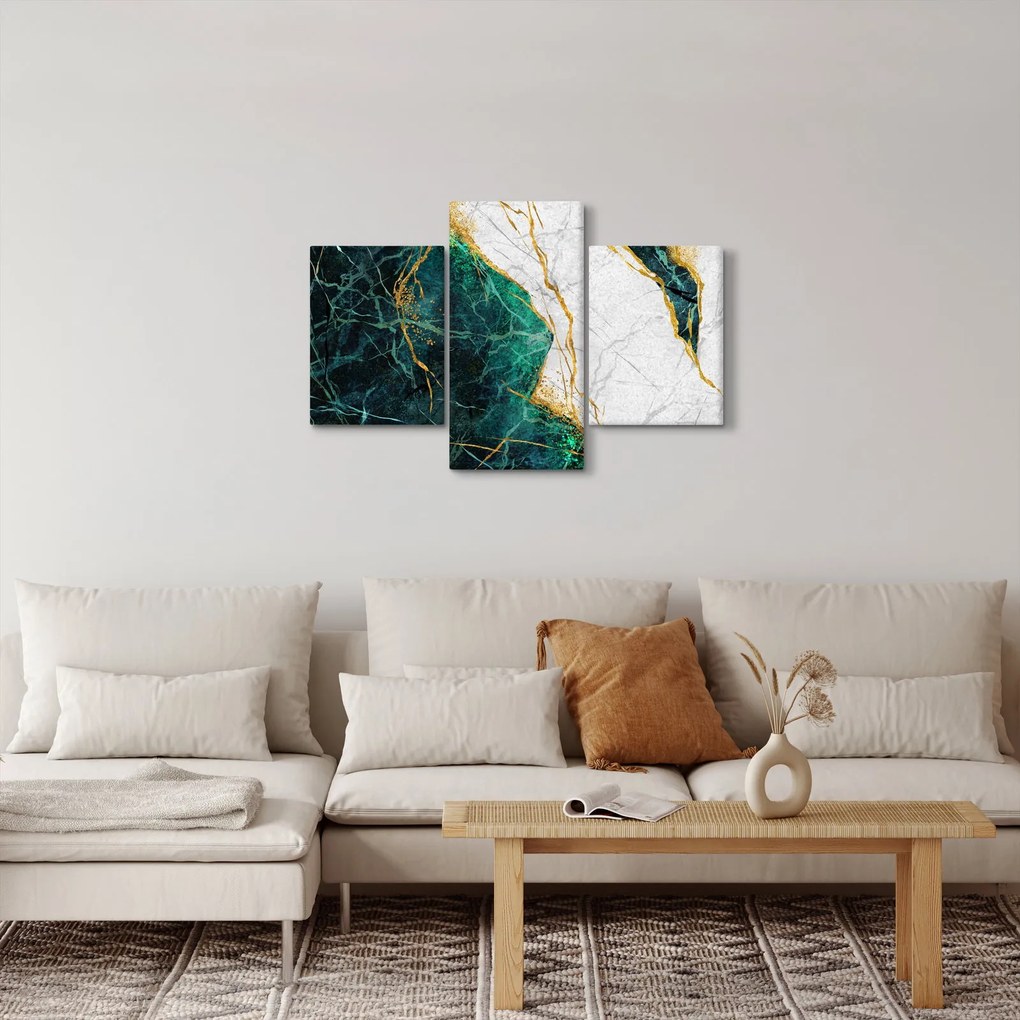 Obraz - Tyrkysový mramor (90x60 cm)