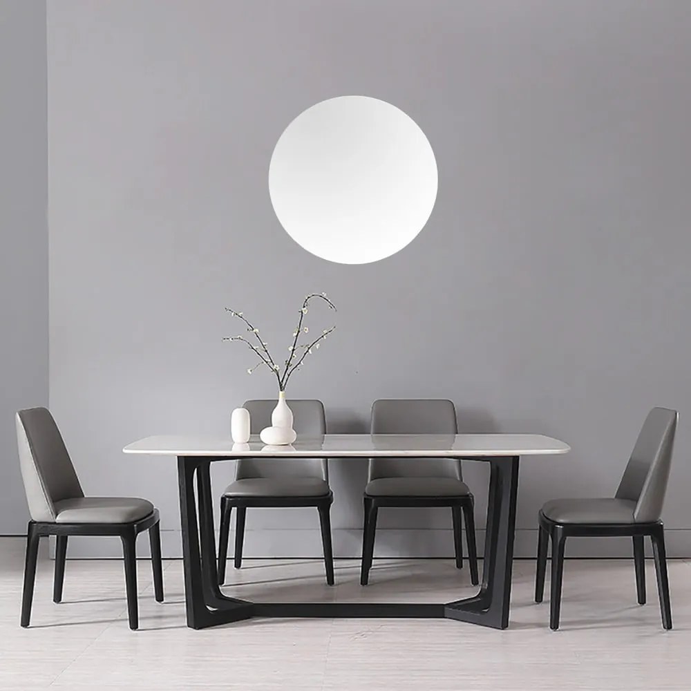 Nástenné zrkadlo s osvetlením ø 60 cm Luna – Mirrors and More