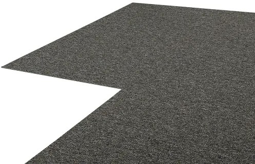 Koberce Breno Kobercový štvorec ALPHA 989, velikost balení 5 m<sup>2</sup>  (20ks), čierna